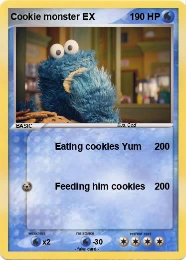 Pokemon Cookie monster EX