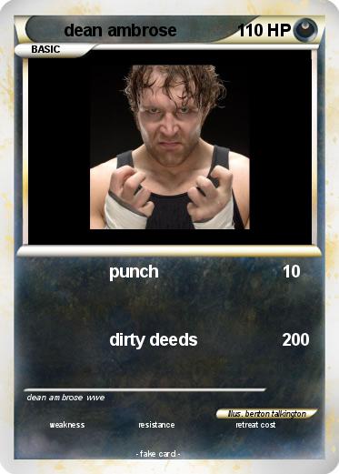 Pokemon dean ambrose