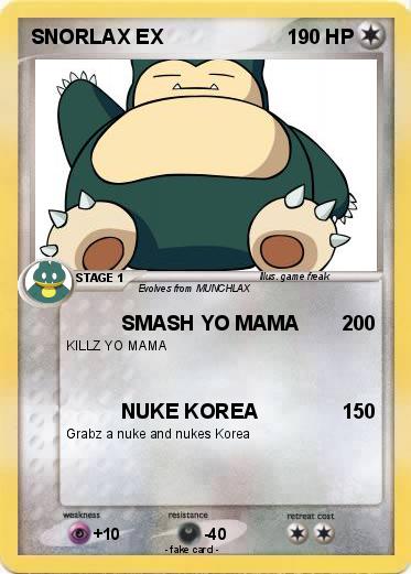 Pokemon SNORLAX EX