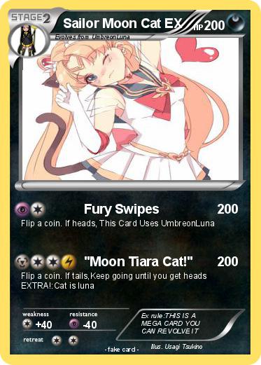 Pokemon Sailor Moon Cat EX
