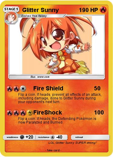 Pokemon Glitter Sunny