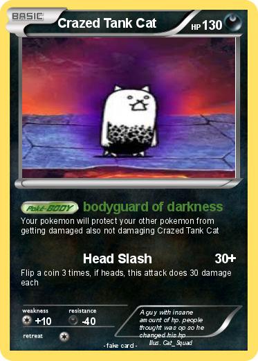 Pokemon Crazed Tank Cat