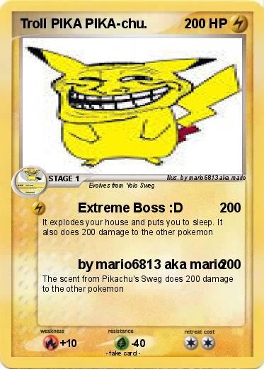 Pokemon Troll PIKA PIKA-chu. Pokemon Troll PIKA PIKA-chu.