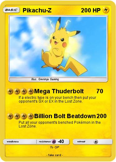 Pokemon Pikachu-Z