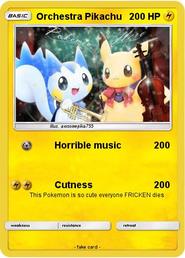 Pokemon Orchestra Pikachu