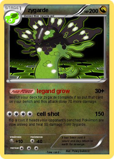 Pokemon zygarde