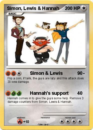 Pokemon Simon, Lewis & Hannah