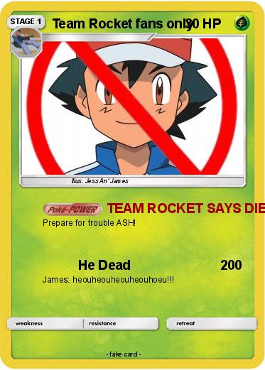 Pokemon Team Rocket fans only