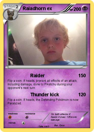 Pokemon Raiadhorn ex