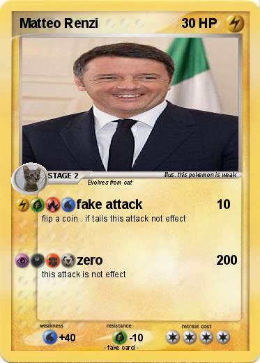 Pokemon Matteo Renzi