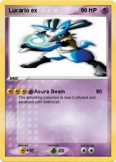 Pokemon Lucario ex