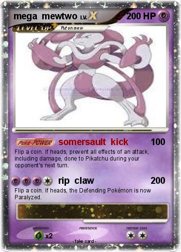 Pokemon mega  mewtwo
