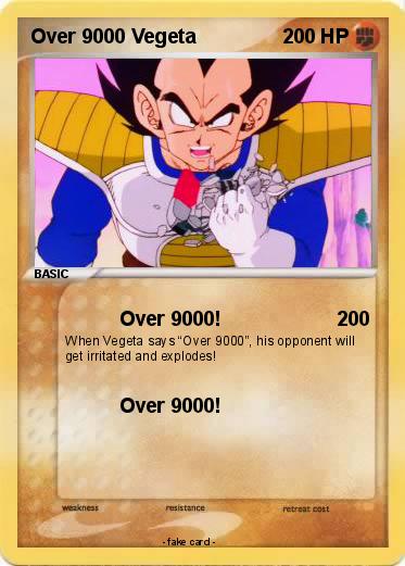 Pokemon Over 9000 Vegeta