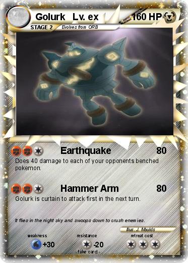 Pokemon Golurk   Lv. ex