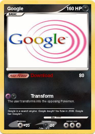 Pokemon Google