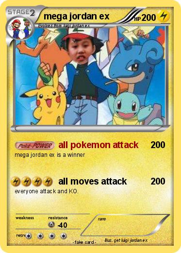Pokemon mega jordan ex