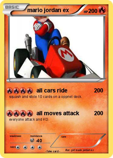 Pokemon mario jordan ex