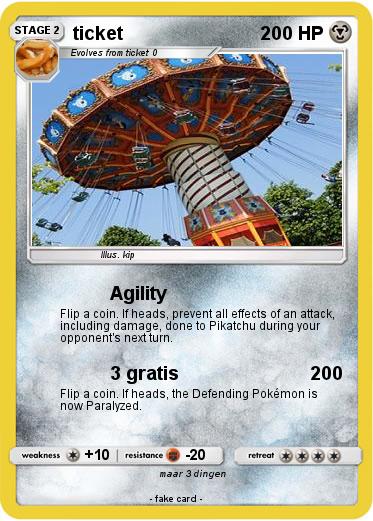 Pokemon ticket
