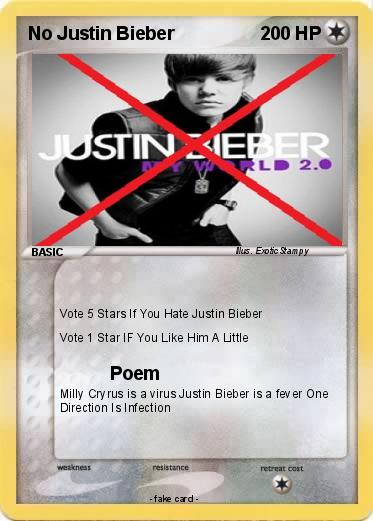 Pokemon No Justin Bieber
