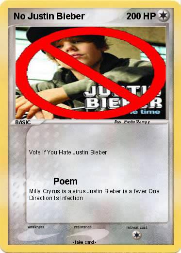 Pokemon No Justin Bieber
