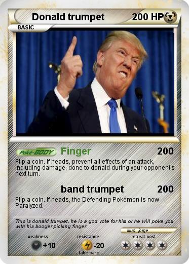 Pokemon Donald trumpet