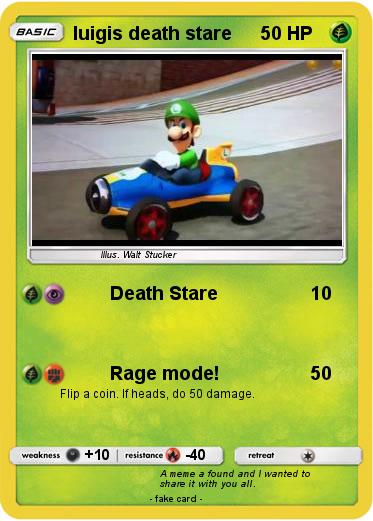 Pokemon luigis death stare