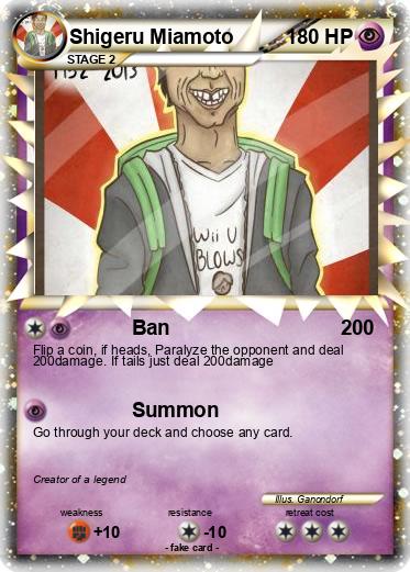 Pokemon Shigeru Miamoto