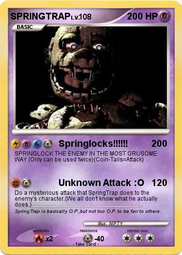 Pokemon SPRINGTRAP