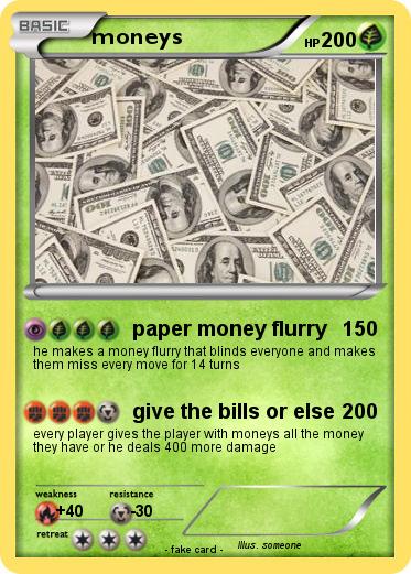 Pokemon moneys