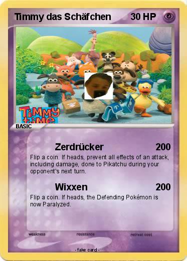 Pokemon Timmy das Schäfchen