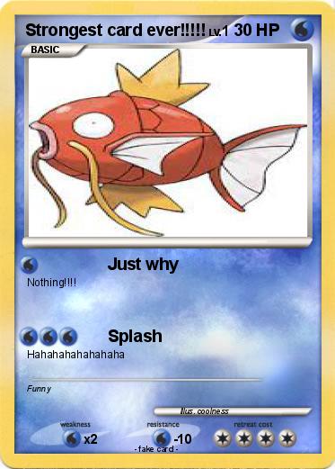 Pokemon Strongest card ever!!!!!