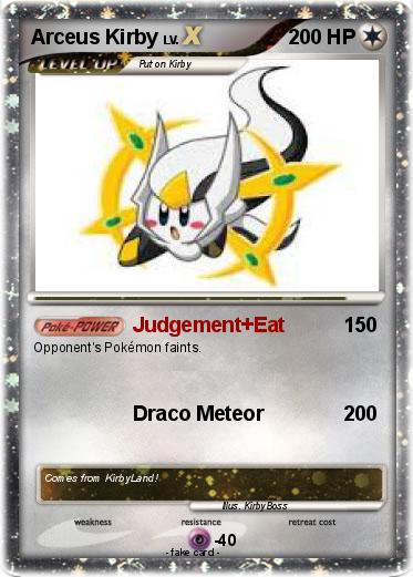 Pokemon Arceus Kirby