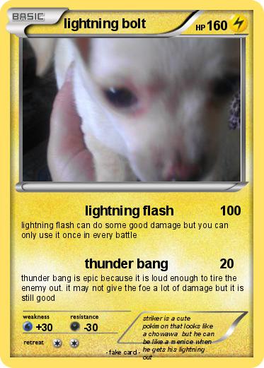 Pokemon lightning bolt