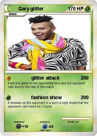 Pokemon Gary glitter