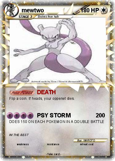 Pokemon mewtwo