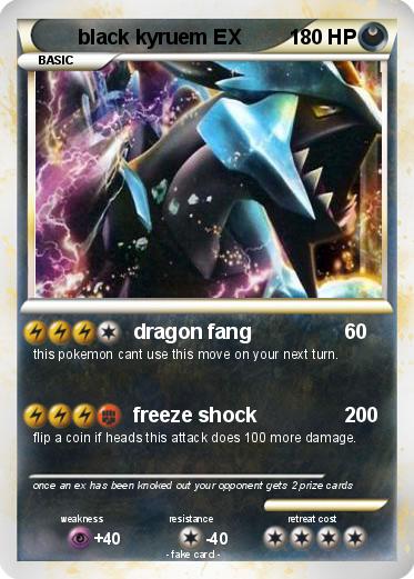 Pokemon black kyruem EX