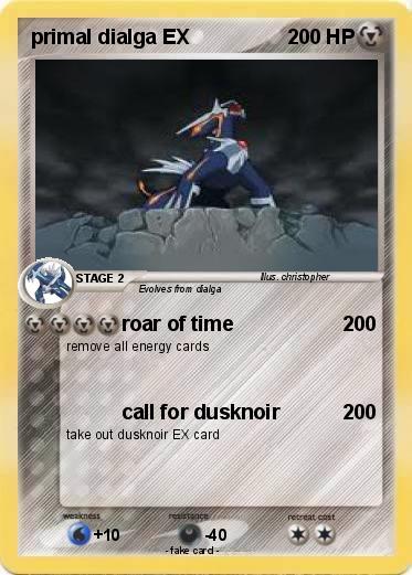 Pokemon primal dialga EX