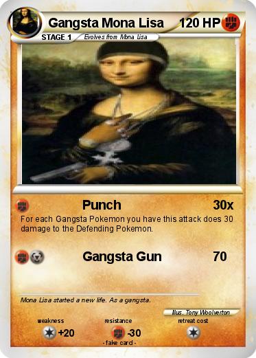 Pokemon Gangsta Mona Lisa