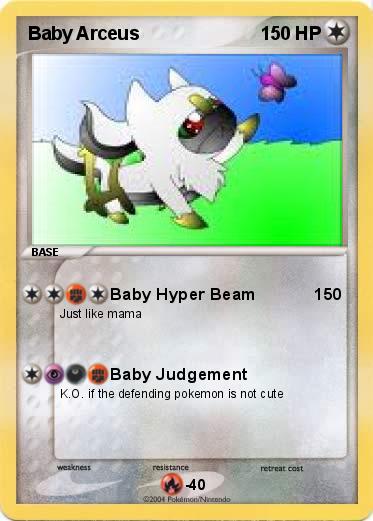 Pokemon Baby Arceus
