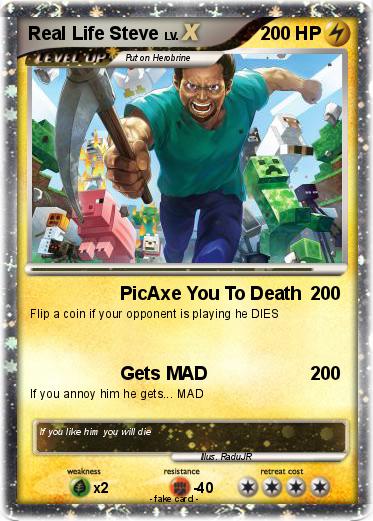 Pokemon Real Life Steve