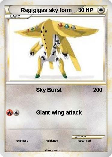 Pokemon Regigigas sky form