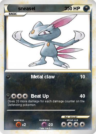 Pokemon sneasel                      3