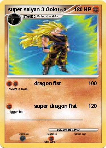 Pokemon super saiyan 3 Goku