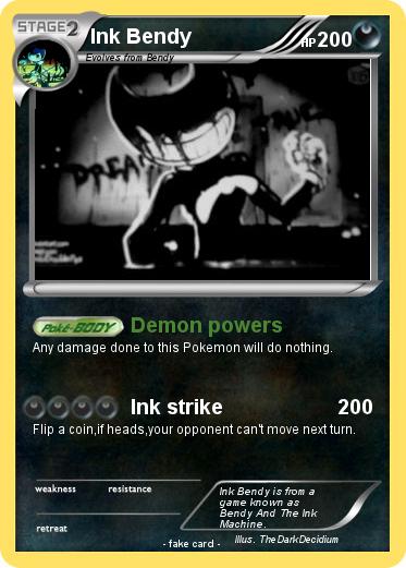 Pokemon Ink Bendy