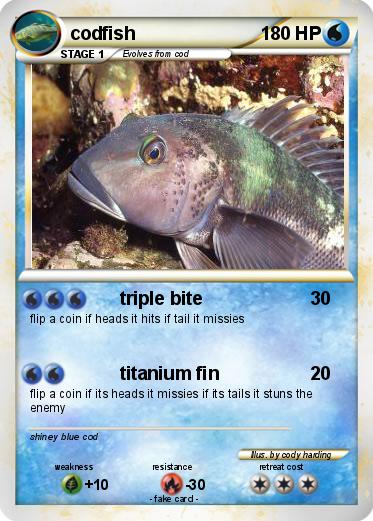 Pokemon codfish