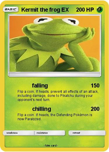 Pokemon Kermit the frog EX