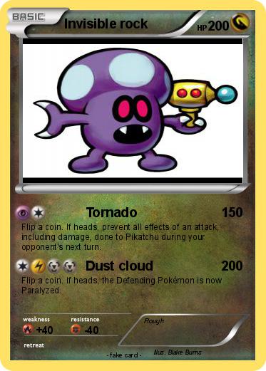 Pokemon Invisible rock