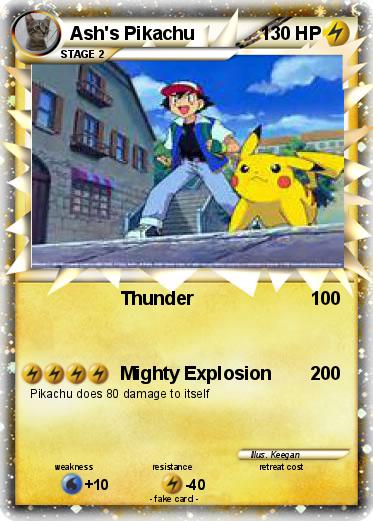 Pokemon Ash's Pikachu