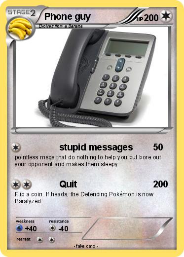 Pokemon Phone guy