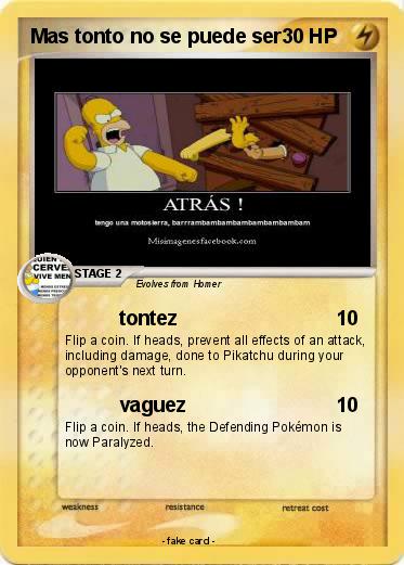 Pokemon Mas tonto no se puede ser